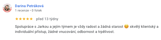 Recenze klienta 2